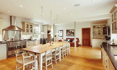 Room Dining Room Superb huge Kitchen Breakfast Family Room with