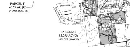 plan. The smaller separate parcel was located adjacent to this tract in the same higher intensity development district.