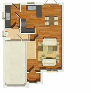 PENTLAND 3 bedroom semi detached/ detached home with single garage Lounge 4.30 x 3.
