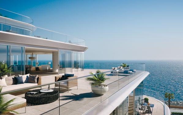 OVERVIEW MANSION EIGHT FLOORPLATE View: and Dubai Skyline sunset 9 0 8 Balcony with south west facing view onto the Gulf MANSION EIGHT Homes with Views of GENERAL MANSION FEATURES 8 Mansions
