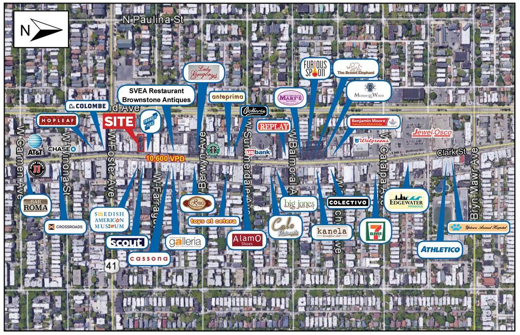 Retailer Map PRIME ANDERSONVILLE RETAIL FOR LEASE 5252 N