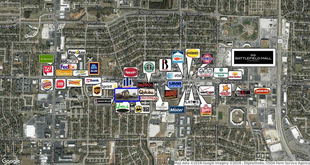Retailer Map BATTLEFIELD MARKET PLACE 3046 S.
