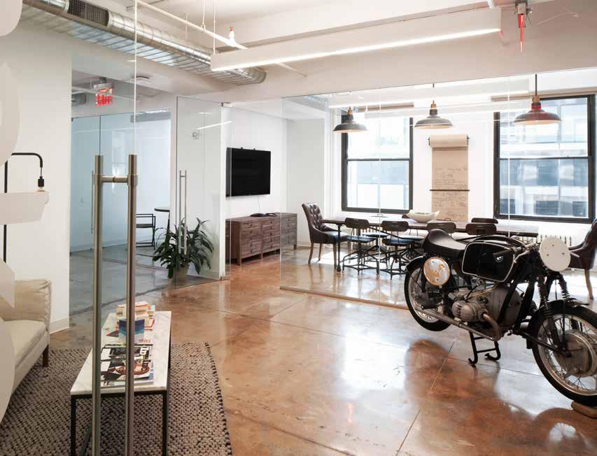 A CREATIVE CLASS OF TENANTS Under the practiced eye of new owners, 200 W 41st has evolved into a modern building for today s new creative class of tenants.