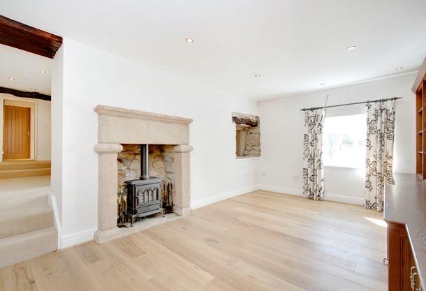 library/first floor study which is open to the landing, with stone fireplace and electric powered stove Spacious master en-suite bedroom Three further doubles and one single bedroom - all have fitted