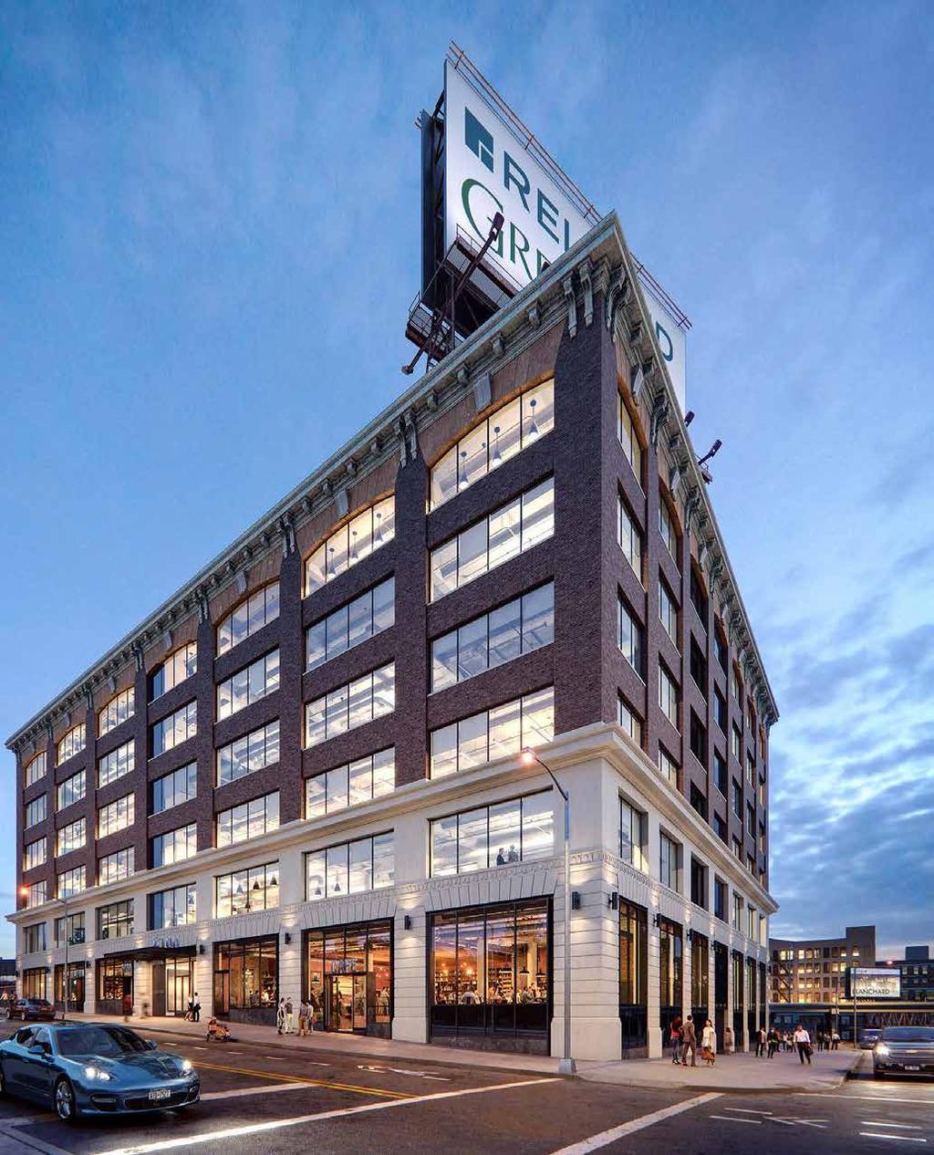 is a seven-story, 130,000 square foot, commercial building located in the heart of the Hunter s Point neighborhood of Long Island City at the South East Corner of 21st Street