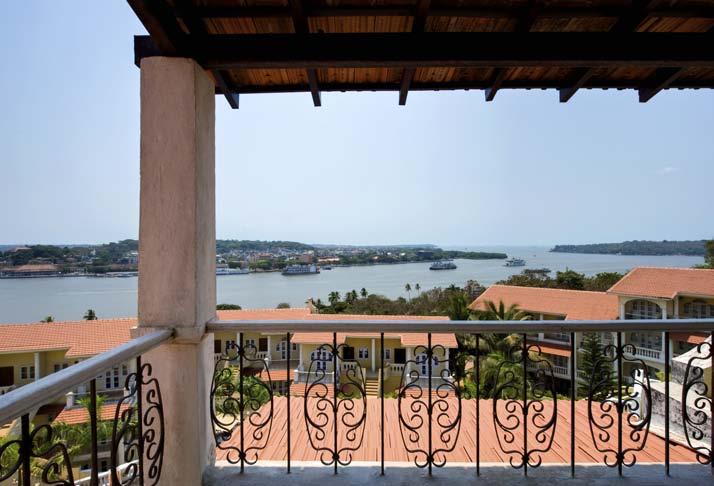 Located on the North bank of the Mandovi River close to where it joins the sea in the exclusive area of Porvorim, the property is only minutes from the city centre of Panjim, and makes for a