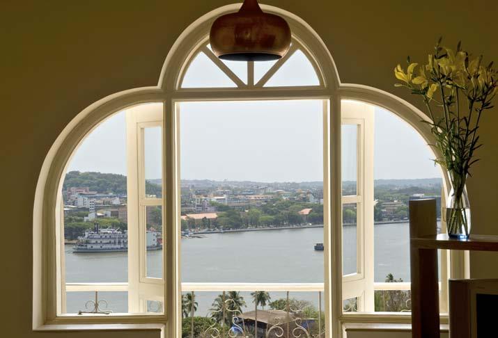 Location Profile: Porvorim, where Goa s legislative assembly is located, is an exclusive area on the North Bank of the Mandovi River, across from Panjim city.