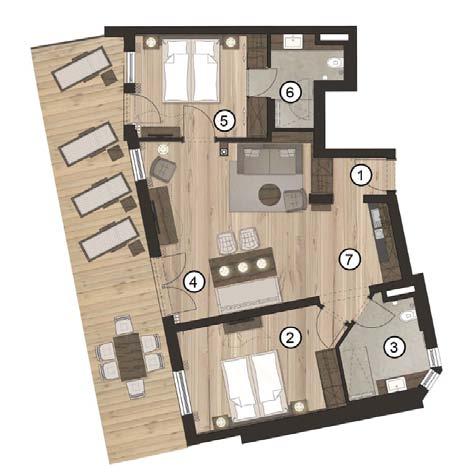 Haus 1 - Apartment 101 Ground Floor 79m 2 Net