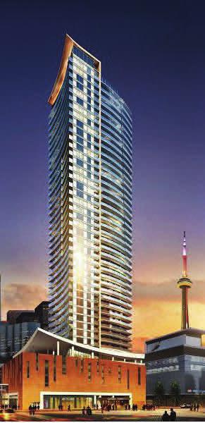 Festival Tower 80 John Street 46 storeys 444 units 470 m from subject site To be