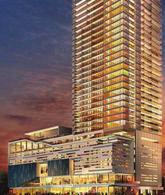41 storeys 425 units 485 parking spots 800 m from subject site To be completed