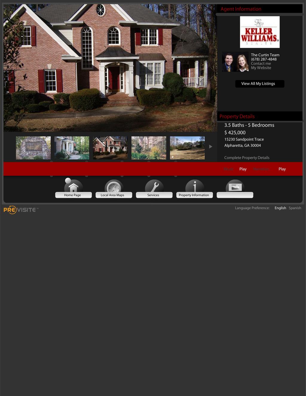 A Virtual Tour For our premium listings, Joanne uses Previsite.com to showcase your home.