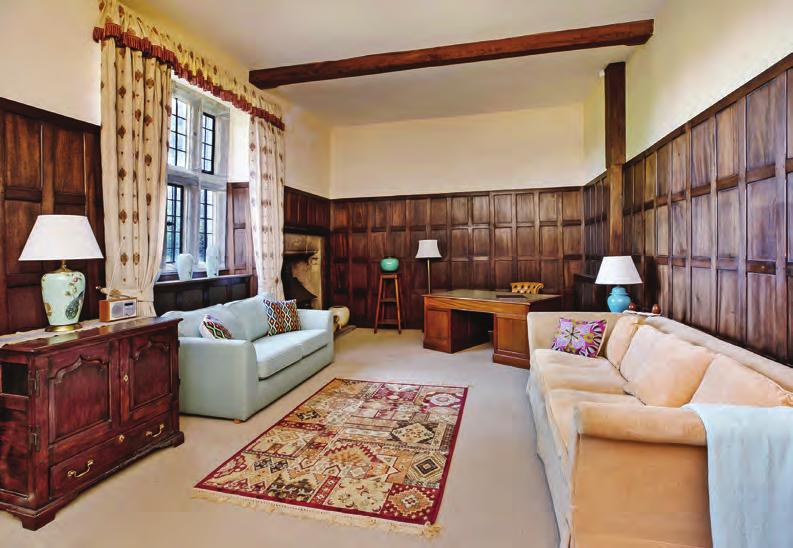 The master bedroom is accessed via the dressing room where there are numerous built in wardrobes. The second and third bedrooms are also of a generous size and accommodate large four poster beds.