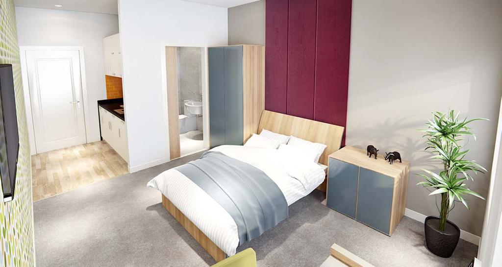 Boutique Student Accommodation with modern features and amenities Investment Highlights 8% assured NET rental returns for 2 years Proven rental model High rental demand in the local area Lettings and