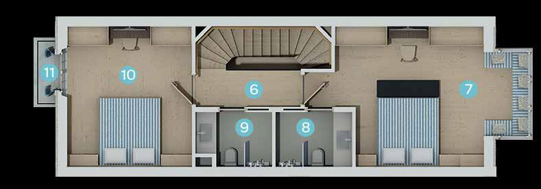 Balcony: 1,23 m 2 Net Area 89,78 m 2 55,39 m 2 Upstairs Gross Indoor Area 57,9 m 2 Terrace / Balcony / Garden 17,48 m 2 Public Areas 24,02 m 2 Total Gross