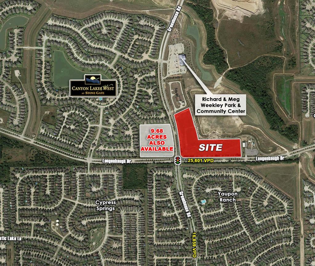 Longenbaugh Road SIZE: PRICE: PAD SITES: LOCATION: KEY MAP: USES: UTILITIES: TAXES: 13.28 Acres $4,627,815 or $8 PSF $14.