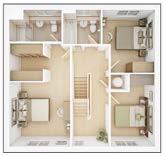 On the second floor are two more double bedrooms. TOTAL 163.4 sq m / 1,759 sq ft GROUND FLOOR FIRST FLOOR SECOND FLOOR Kitchen 4.