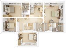 88m 13'6" 9'6" Bedroom 1 4.40m 4.24m 14'5" 13'11" Bedroom 2 4.09m 3.20m 13'5" 10'6" Bedroom 3 4.12m 2.88m 13'6" 9'6" Bedroom 4 3.08m 2.96m 10'1" 9'9" Bedroom 5 3.20m 2.