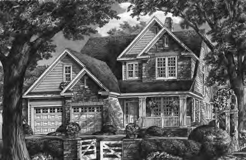 THE NEIGHBORHOOD - MANSION AREA - EMPTY NESTER & COTTAGE HOMES empty nester & cottage homes {50-55 foot wide lots - 75 homes proposed - 1,800 sq. ft.