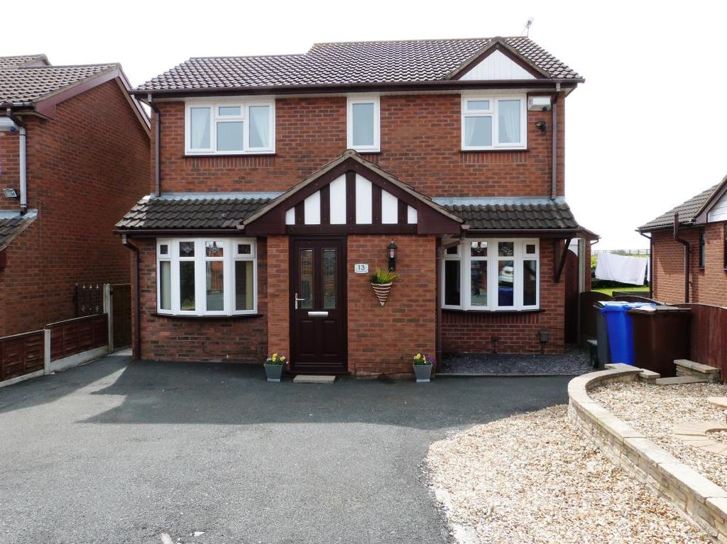 Chartered Surveyors Valuers Estate Agents Auctioneers 13 WOODRUFF CLOSE PACKMOOR STAFFORDSHIRE ST7 4UL Must Be Viewed, Extended Family Home, Adjoining Open Fields With Picturesque Rear Views Most
