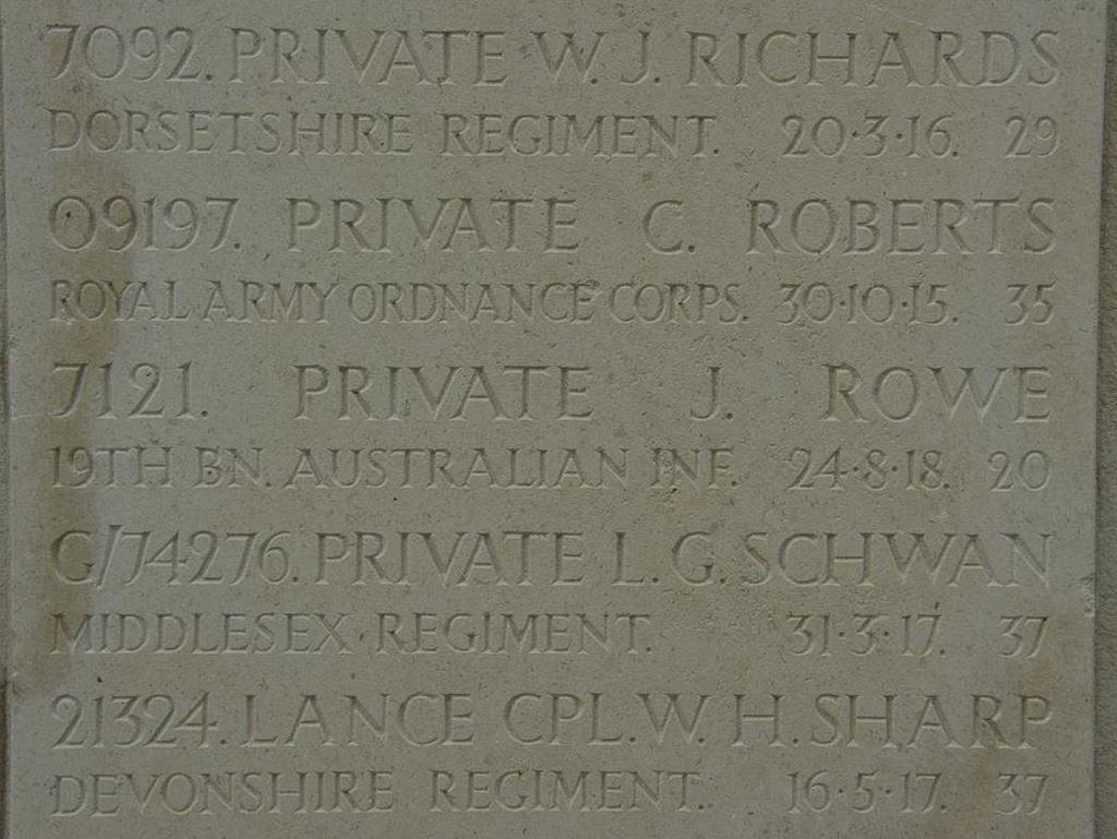 Memorial in Reading Cemetery,