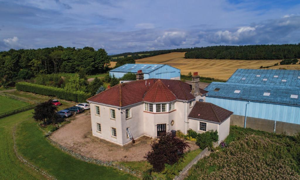 Description Pitconochie comprises a spacious farmhouse and large low maintenance garden together with a range of agricultural buildings and a 1.47 acre paddock and 0.67 acres of amenity woodland.