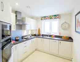 Your new apartment in detail Typical kitchen Apartment Features General Double glazing Walk-in wardrobe to selected apartments Telephone and television point in