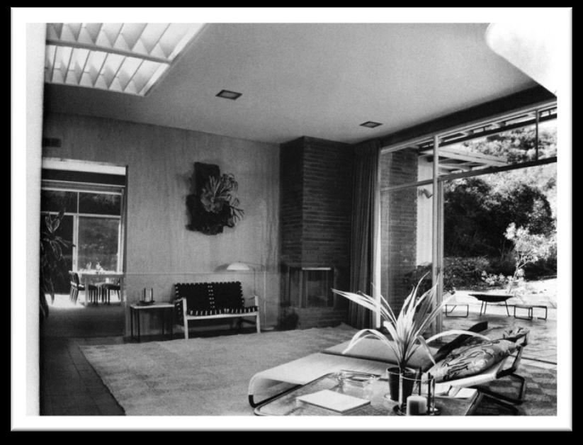 Ward 6 SPATIAL RELATIONSHIPS OF INTERIOR AND EXTERIOR SPACES We cannot talk about the relationship of interior and exterior spaces without talking about Shulman s use of perspective.