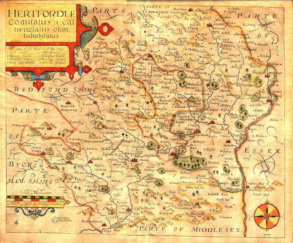 Hertfordshire Map