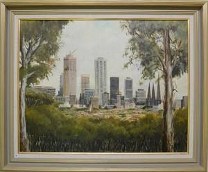 Melbourne skyline from Studley Park (Vic)