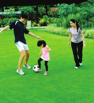 Have fun outdoors with the range of facilities located in the central courtyard.