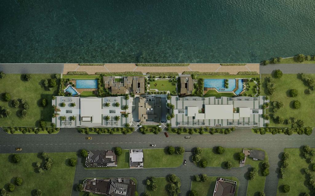 Low Density Resort-Style Development Lot Area: 11,871 sqm 453 Total Units 8-16 Units/floor 511 Parking Slot 112% Parking Ratio Single Loaded Corridor Lauderdale: 15 Residential Levels 1