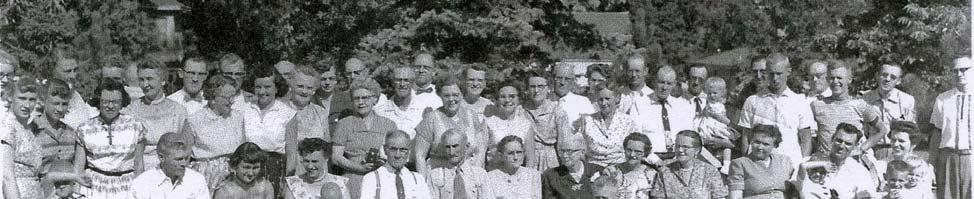 Picture from a 1956 family gathering in Lisbon, North Dakota (obtained from Ruth Duderos) Along with the picture, Ruth provided a copy of a description provided by her mother (Ruth C Isakson) which