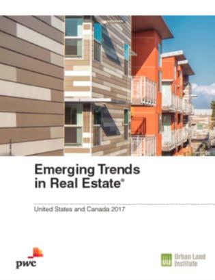 Download your copy of Emerging Trends in Real Estate 2017 uli.org/et17 2016 PricewaterhouseCoopers LLP, a Delaware limited liability partnership. All rights reserved.