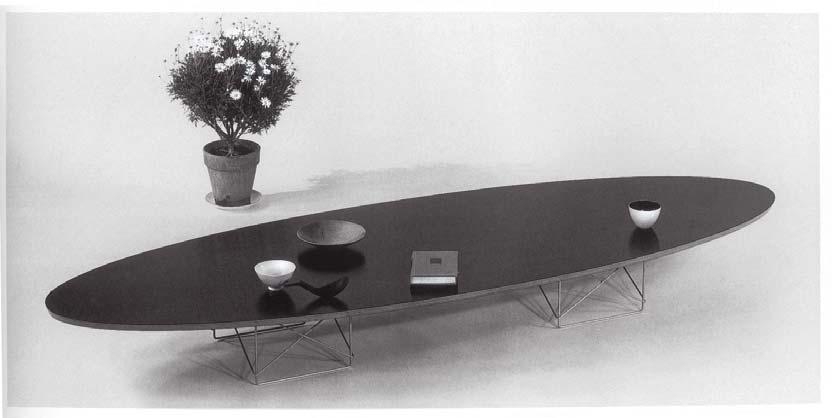 Elliptical Table Rod Base /ETR Charles & Ray Eames designed this table in 1951.