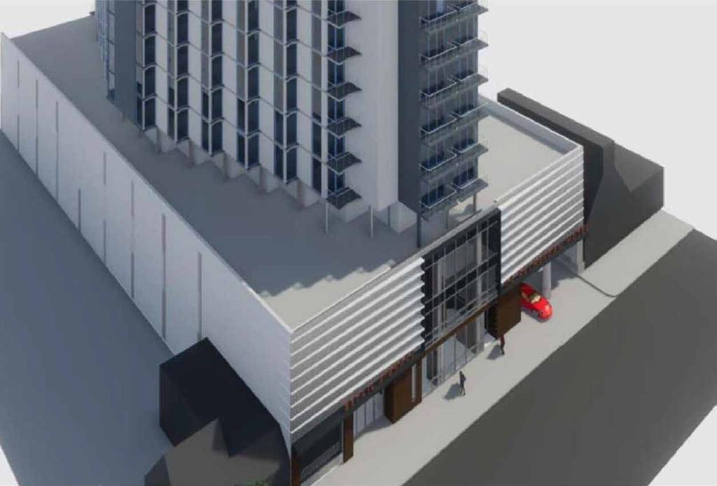 2,090 SF retail space June 2019 delivery date New Hilton Hotel brand to launch in