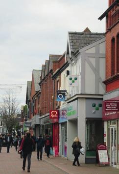 Retailing in Wilmslow Prime retailing within Wilmslow is situated on the pedestrianised Grove Street which is