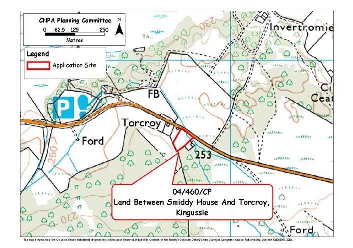 CAIRNGORMS NATIONAL PARK AUTHORITY Title: Prepared by: REPORT ON CALLED-IN PLANNING APPLICATION NEILSTEWART (PLANNER, DEVELOPMENT CONTROL) DEVELOPMENT PROPOSED: ERECTION OF NEW DWELLINGHOUSE, AT LAND