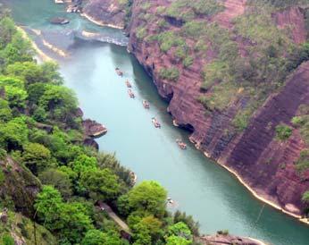 Wuyi Mountains (two-three days tour) The Wuyi Mountains are a mountain range located in the prefecture of