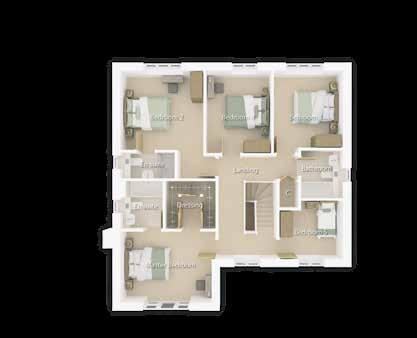 The Sandringham Five bedroom home Homes 2078 & 2088 Master Bedroom 4.40m x 3.