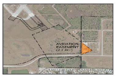 1 In Development Property Acquisition - Runway 33 RPZ CIP No. This project consists of acquiring avigation easements for approximately 2.