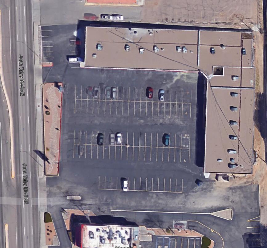 Juan Tabo Blvd. 35,500 VPD Site Close Up. Suite D & E +/- 1,994 SF This property is located on one of the busiest streets in the North East Heights submarket of Albuquerque, NM.