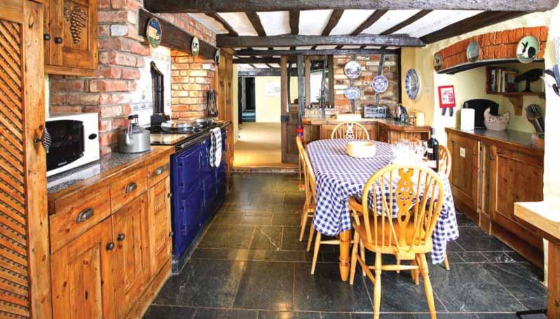 Luxury self-catering accommodation is provided in the Grade II Listed farmhouse and the substantial stone farm buildings have been converted into 5 luxurious holiday letting cottages.