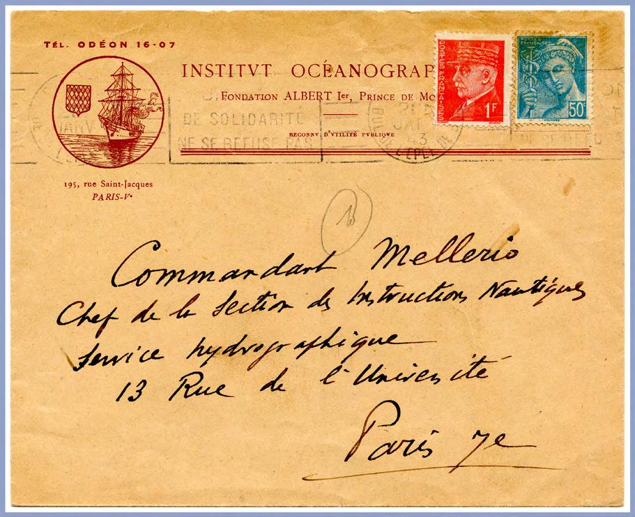 Official Mail of the Institute Office in Paris Local Letter Paris,
