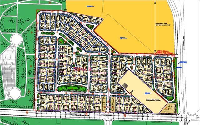 Taberei Area,  Detailed Urban Plan Total