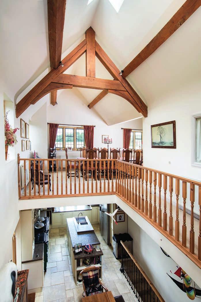 Description of property High Gables is a substantial Cotswold stone property located in an elevated position with views across the adjoining countryside.