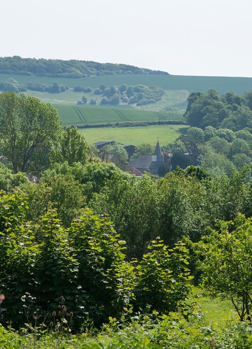 Burnt House, Dukes Green, Alfriston, East Sussex, BN26 5TS A charming Grade II listed house with a magical garden, situated in an elevated position overlooking the Cuckmere Valley.