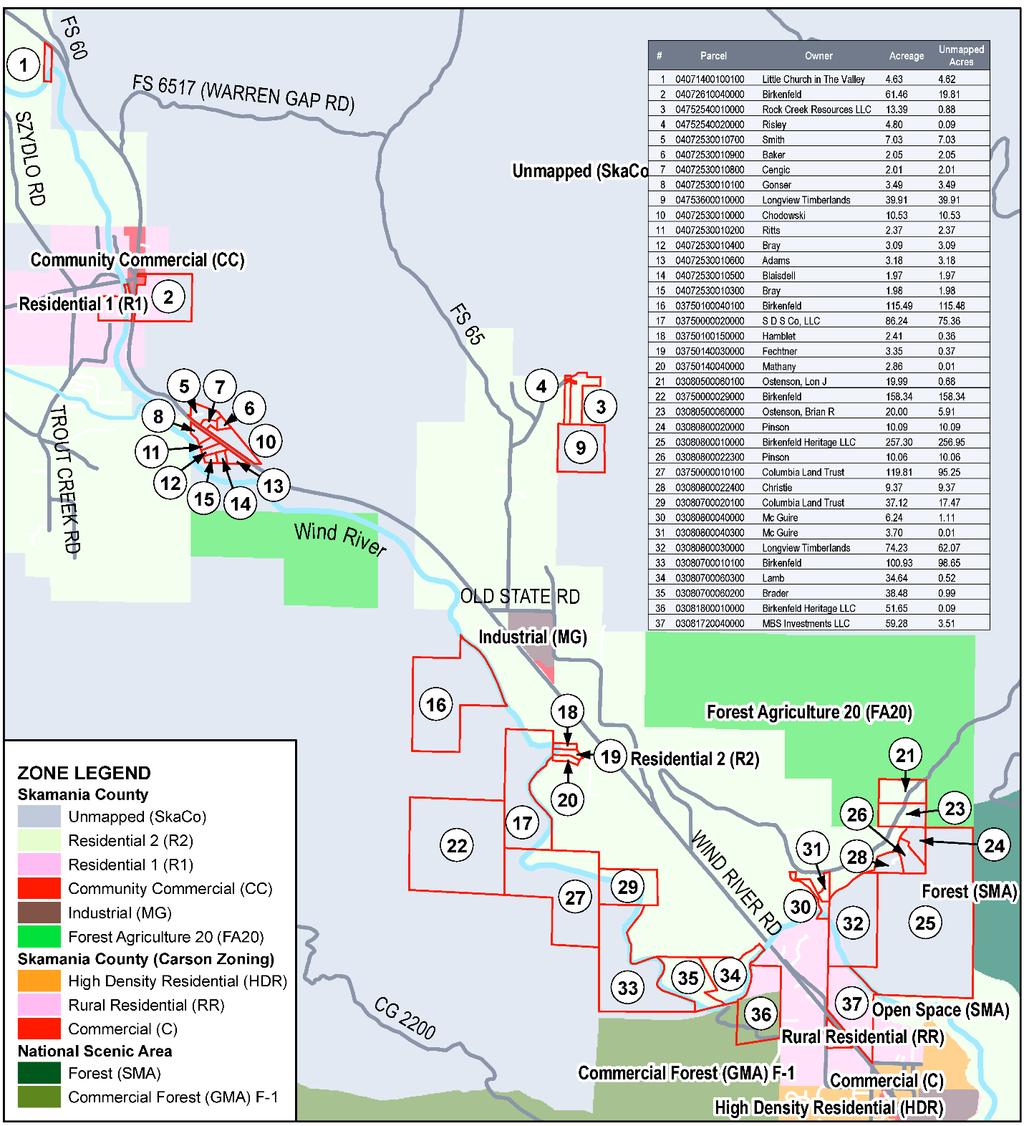 CURRENT ZONING MAP Additional background information and resources are available at http://www.skamaniacounty.