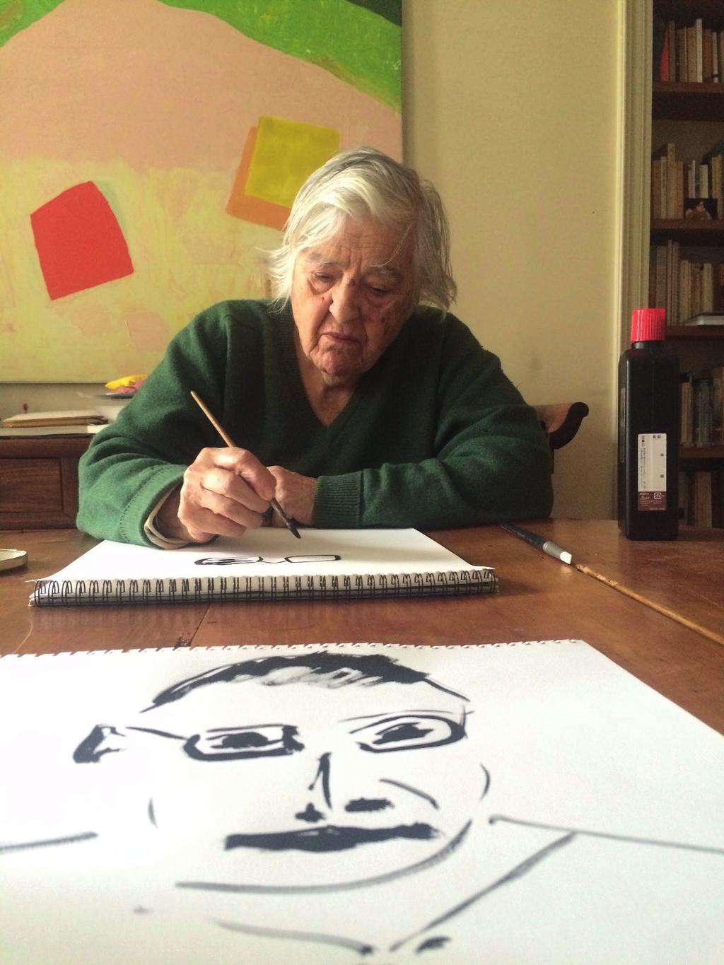 Born in 1925 in Beirut (Lebanon), Etel Adnan is a poet, writer and painter. In Beirut, she was part of the first group of students to study with Gabriel Bounoure at the École des Lettres.