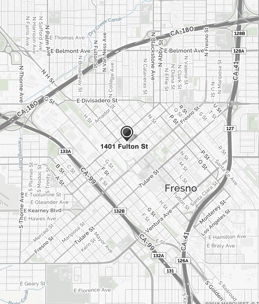 The building is in an ideal location within Fresno, and perfect for the needs of modern companies