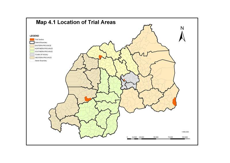 Pilot locations Outline Land tenure in Rwanda Program characteristics Sample &